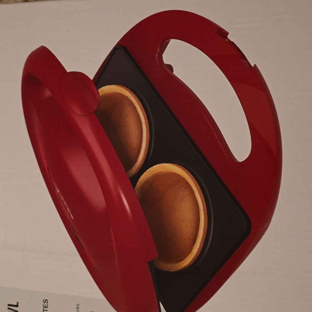 BELLA ESSENTIALS BRAND DOUBLE WAFFLE BOWL MAKER